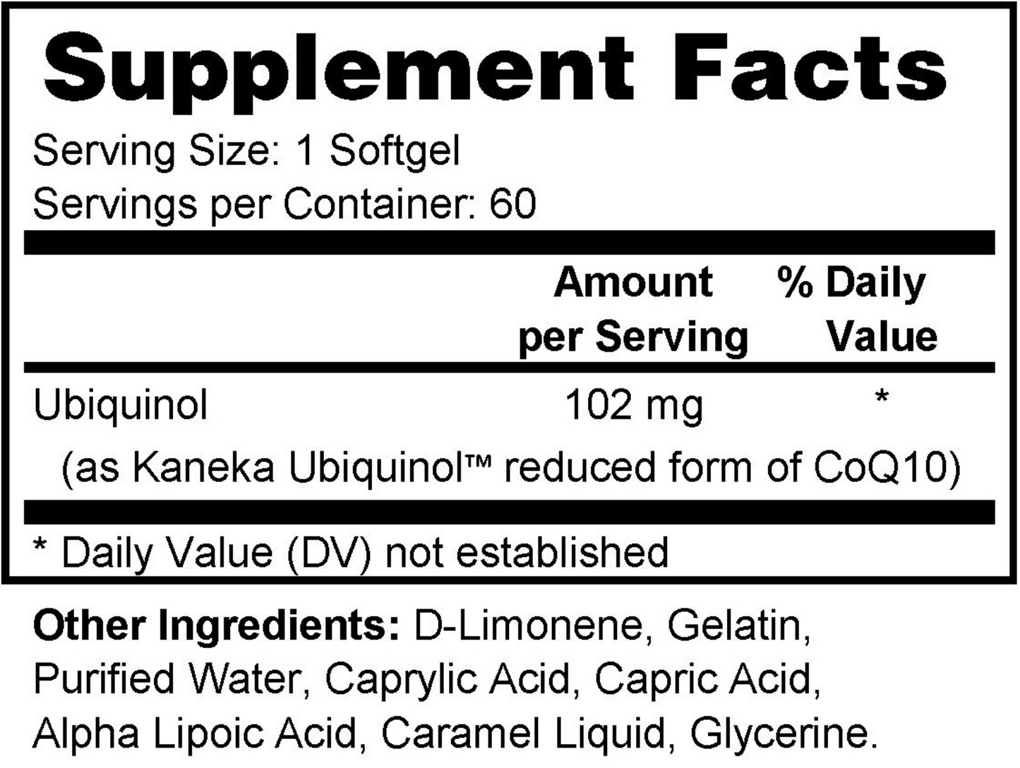 Essential Ubiquinol