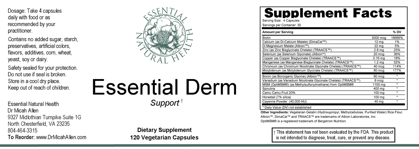 Essential Derm Support